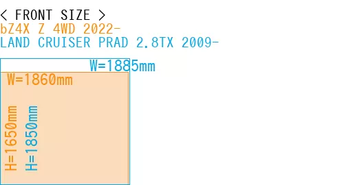 #bZ4X Z 4WD 2022- + LAND CRUISER PRAD 2.8TX 2009-